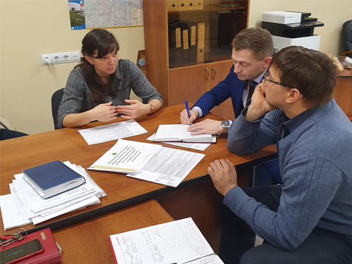 Встреча с представителями администрации Вашкинского муниципального района